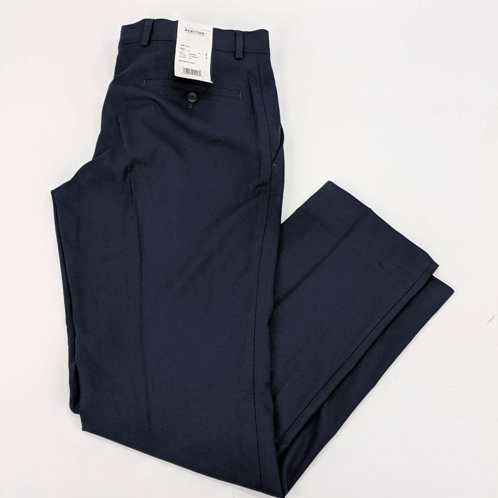 Kenneth Cole Reaction Dress Pants Navy 32x30